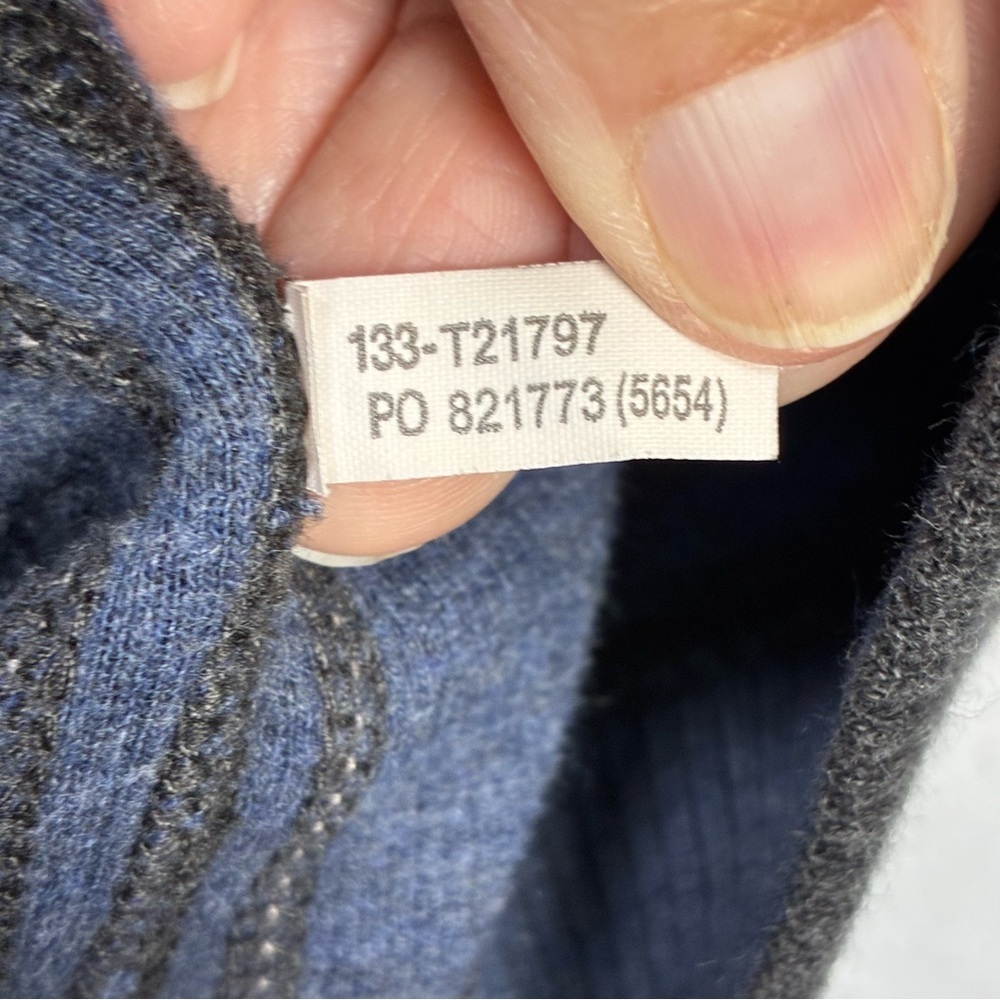 SOLD Tommy Bahama 1/4 Zip Pullover Sweater Men 2X Charcoal Long Sleeve Logo